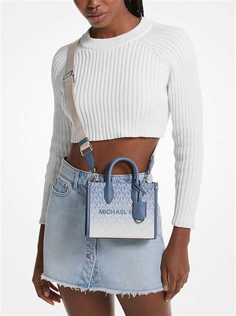 Mirella Small Ombré Signature Logo Crossbody Bag 